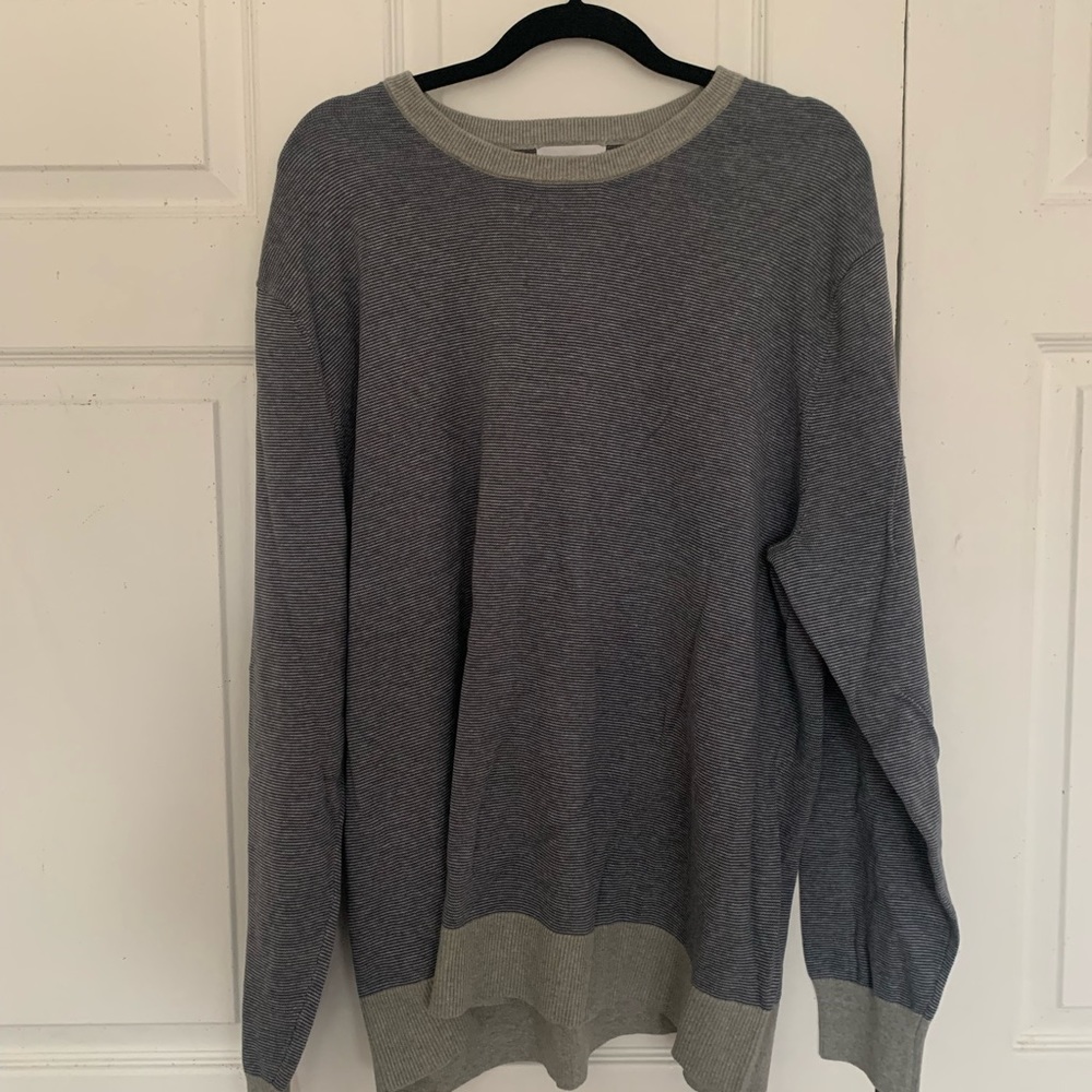 Goodfellow Blue Striped Long Sleeve Shirt
